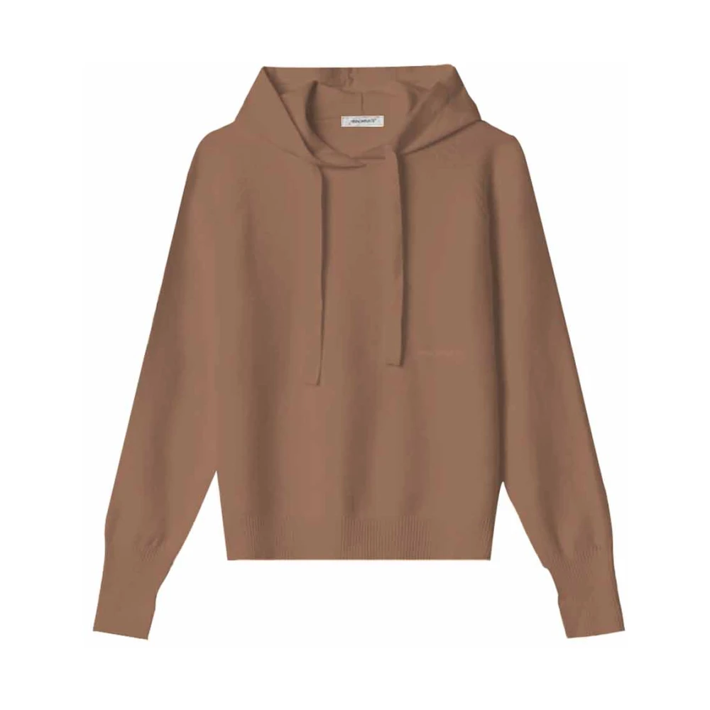 Hinnominate Minimalistische Gebreide Trui Brown Dames