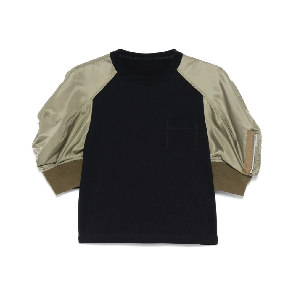 Sacai - Tops > T-Shirts - Blue - Sacai - Modalova