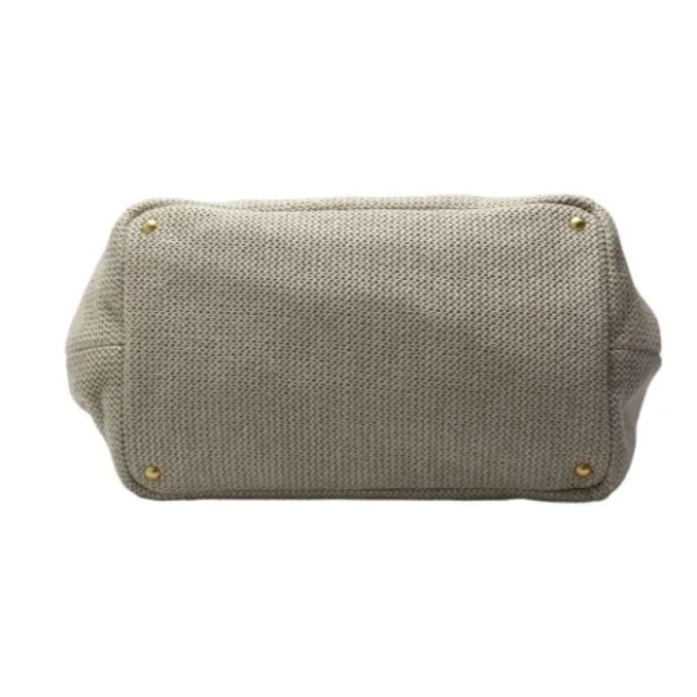 Prada Vintage Pre-owned Canvas totes Beige Dames