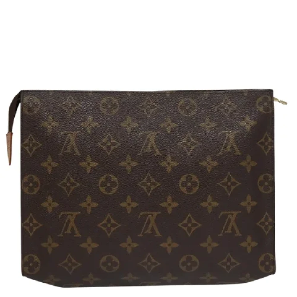Louis Vuitton Vintage Pre-owned Canvas pouches Brown Dames