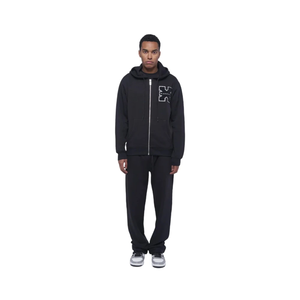 John Richmond Katoenmix Sweater Black Heren