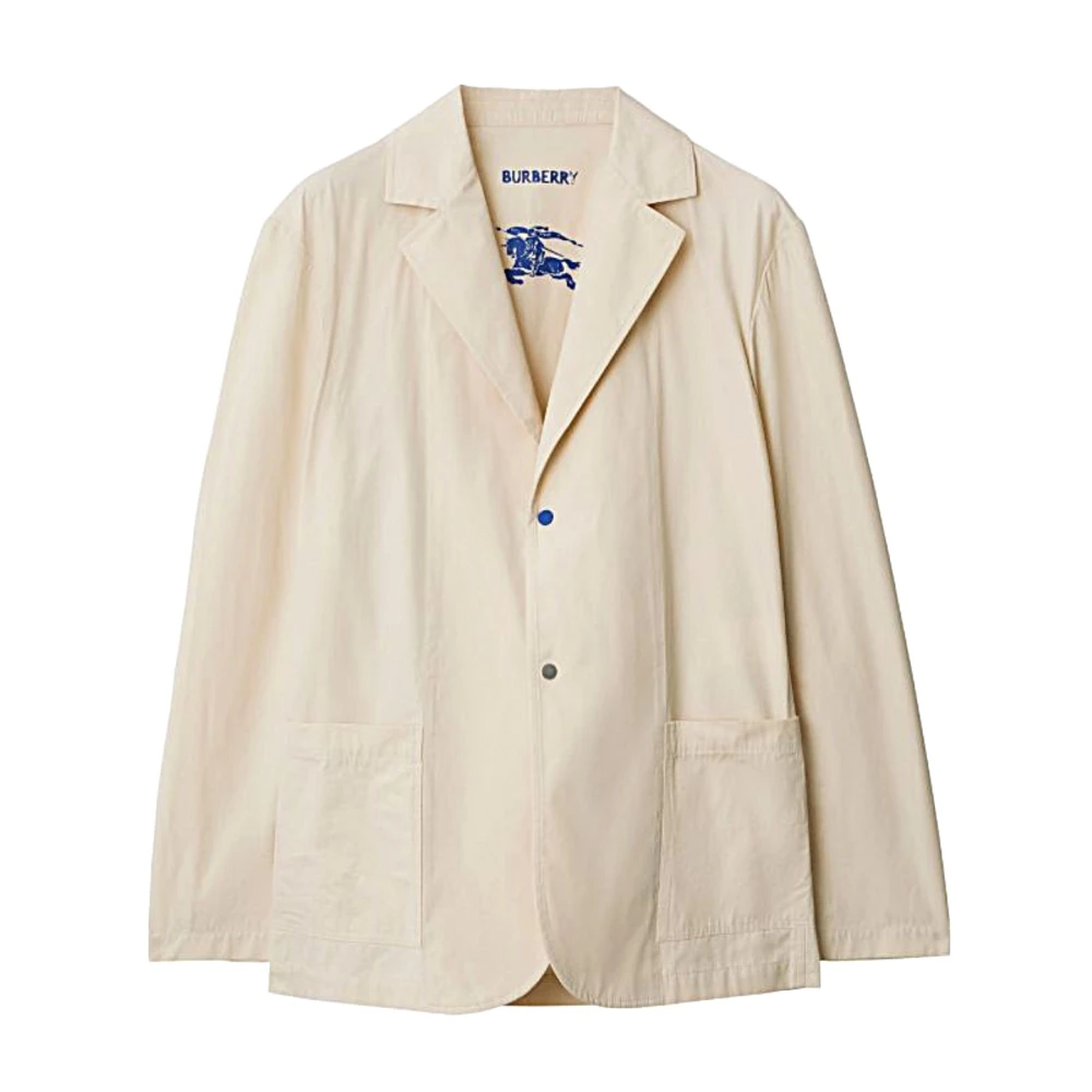 Burberry Stijlvolle Jas voor Mannen Beige Heren
