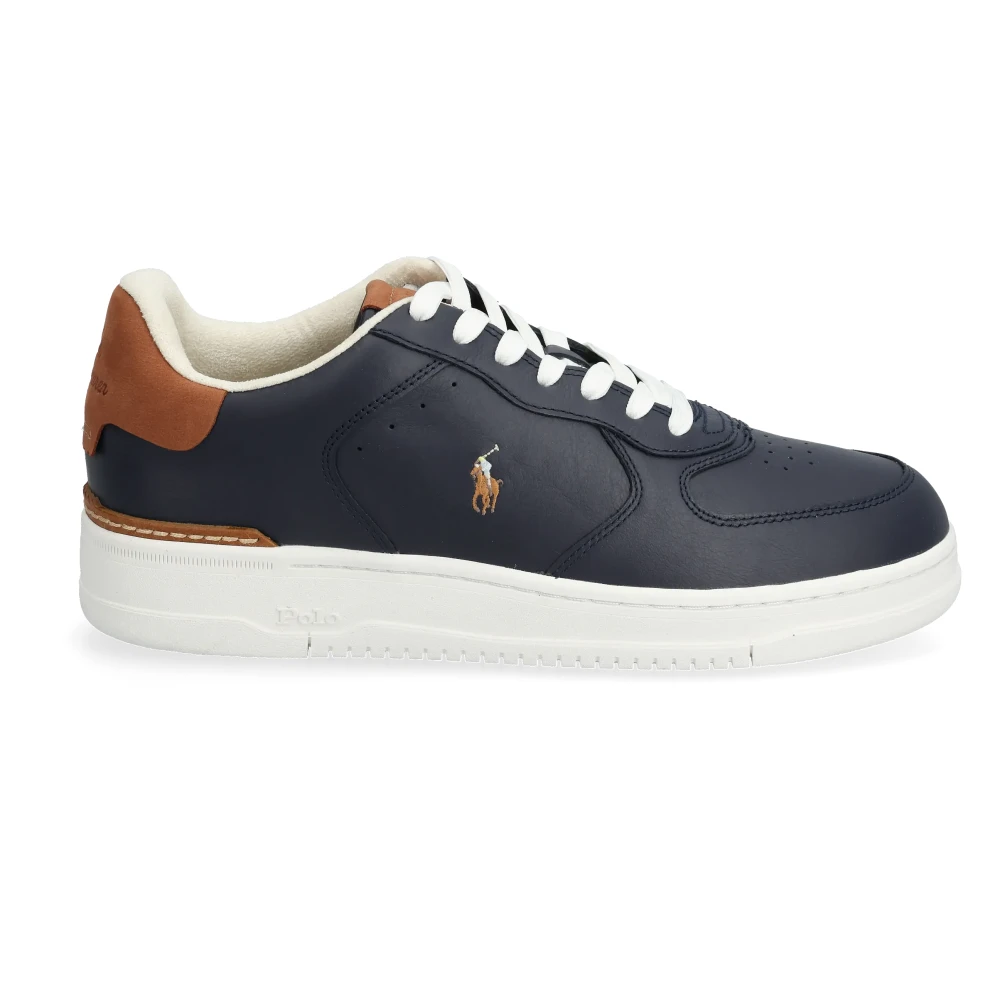 Polo Ralph Lauren Sneakers, Male, 6 Uk, Masters Court Leather Sneaker Black