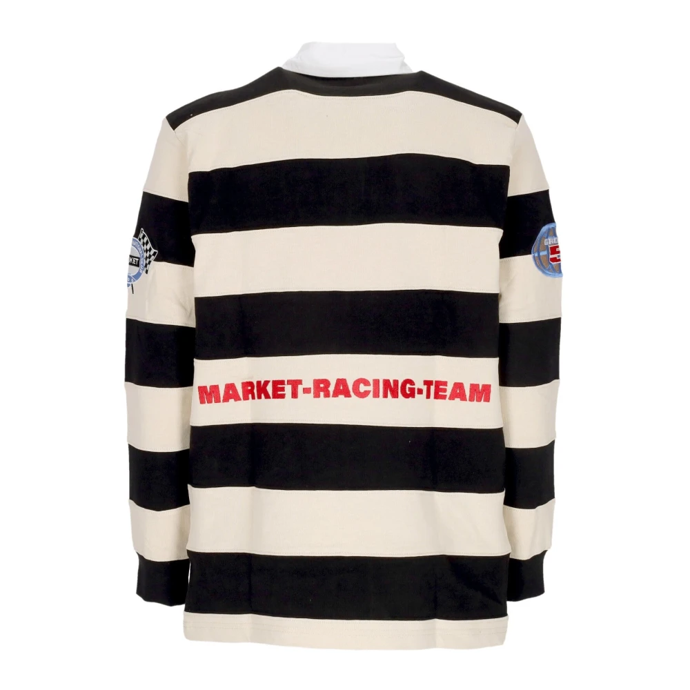 Market Grand Prix Lange Mouw Polo Shirt Multicolor Heren