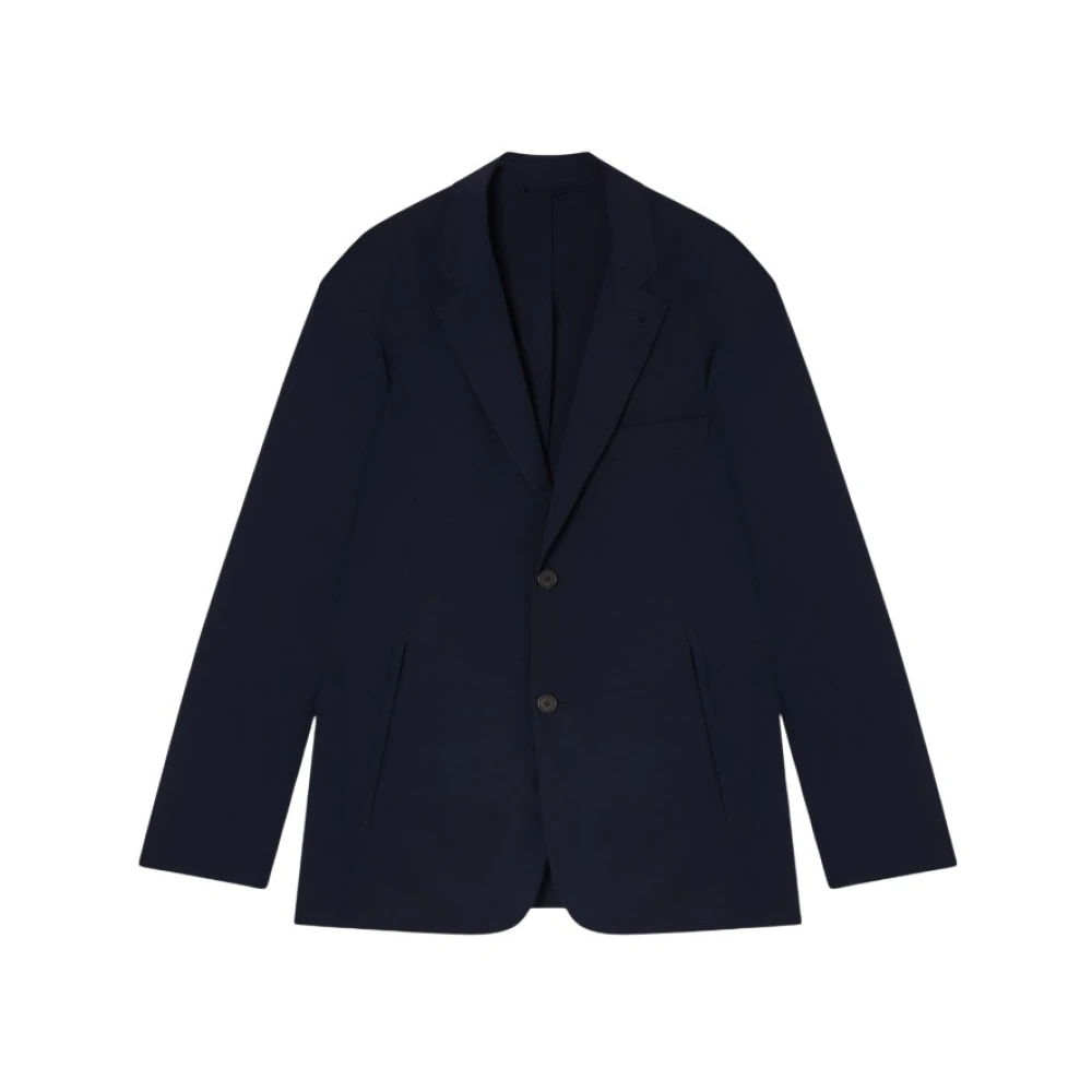 Emporio Armani Uomo Blu - Giacca In Nylon Stretch - Jackets - M