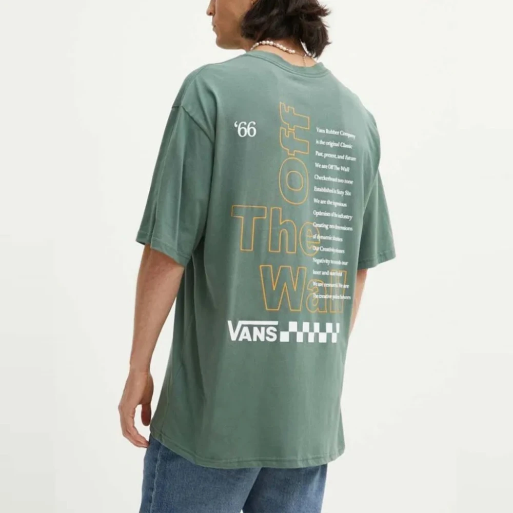 Vans Casual Bedrukte Overhemden Green Heren