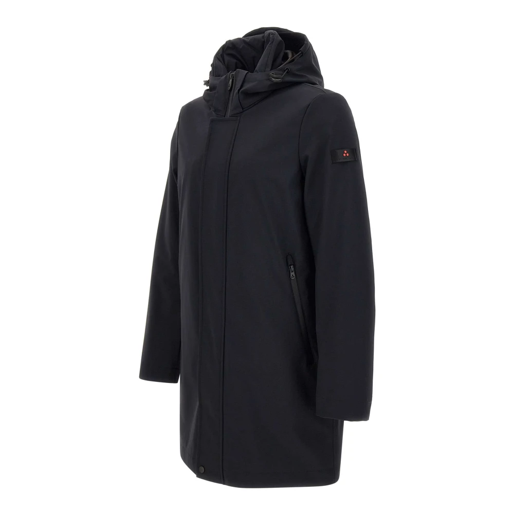 Peuterey Zwarte Sportieve Parka Isolatieklasse Collectie Black Heren