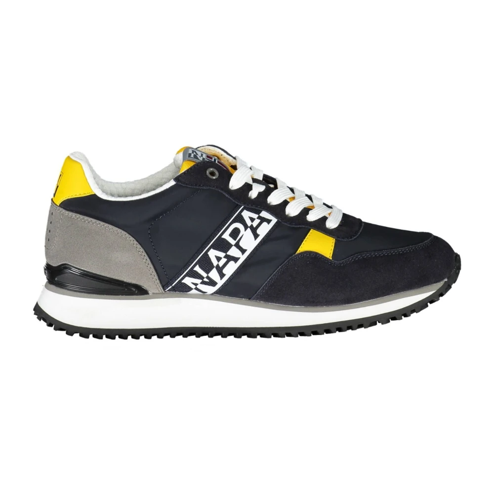 Napapijri Men's Blue Sneakers With Contrasting Details