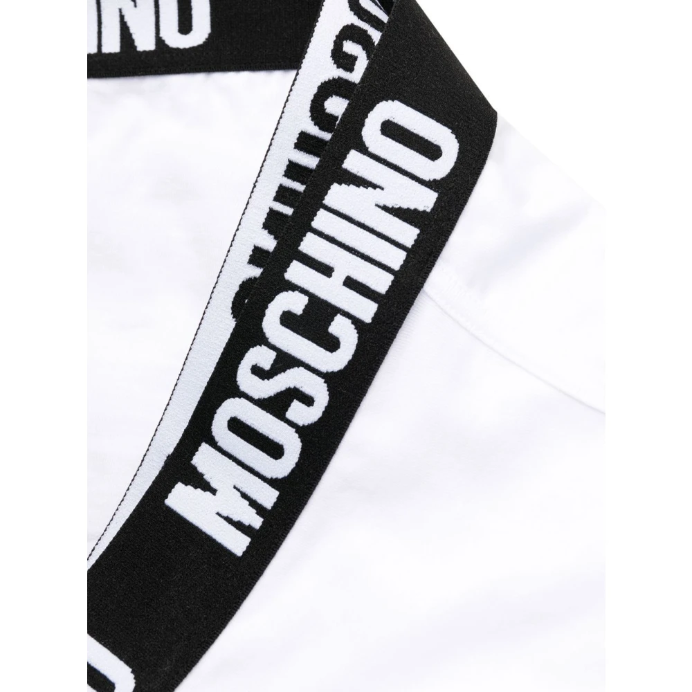 Moschino Wit ondergoed met Teddy Bear-logo White Heren