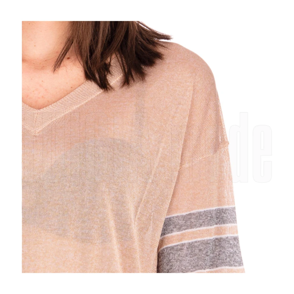 Kangra Stijlvolle Pullover met Mouwen Pink Dames