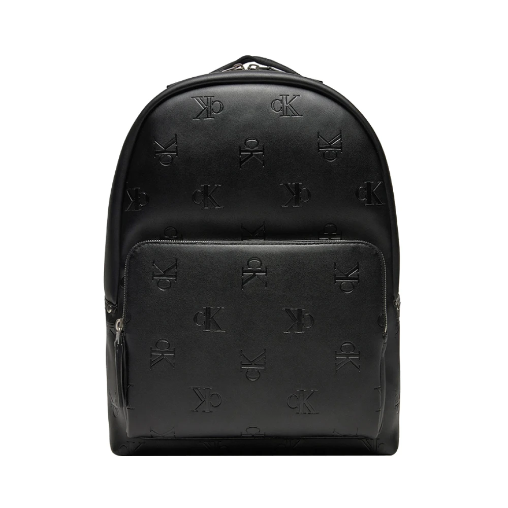 Calvin Klein Zwarte Rugzak Stijlvol en Praktisch Black Heren