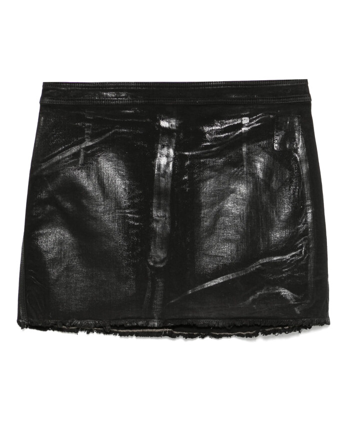 coated-cotton-miniskirt