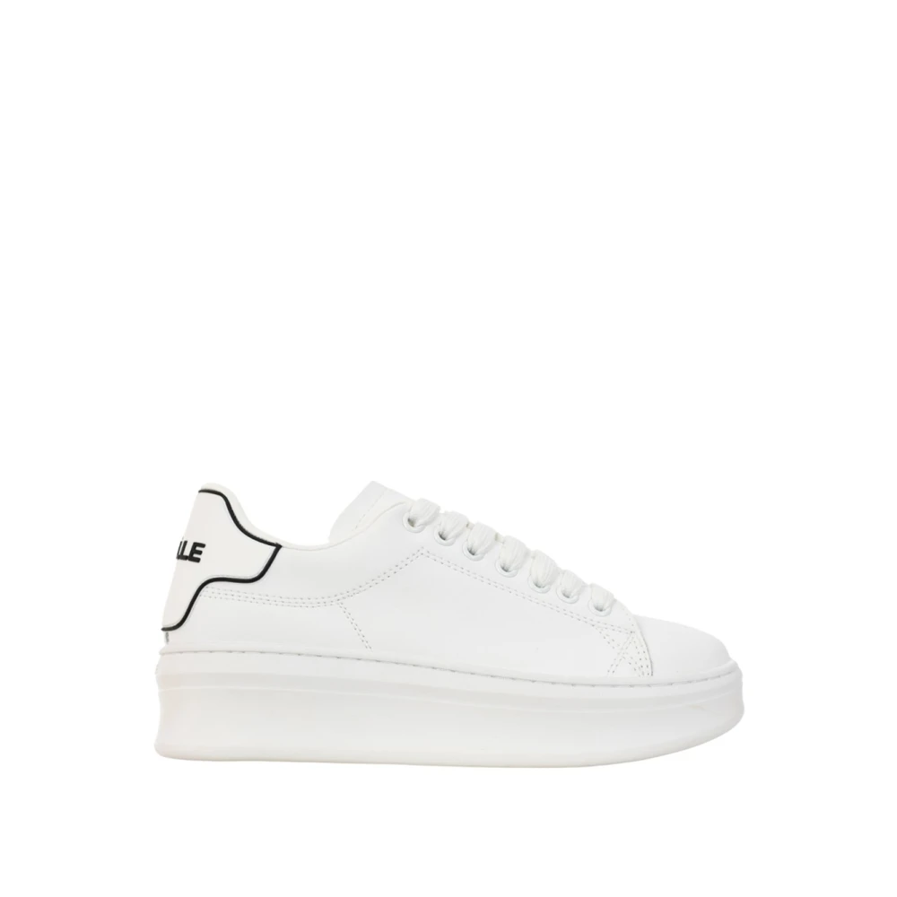 Gaëlle Paris Witte Leren Sneakers Chic Stijl Dames Schoenen