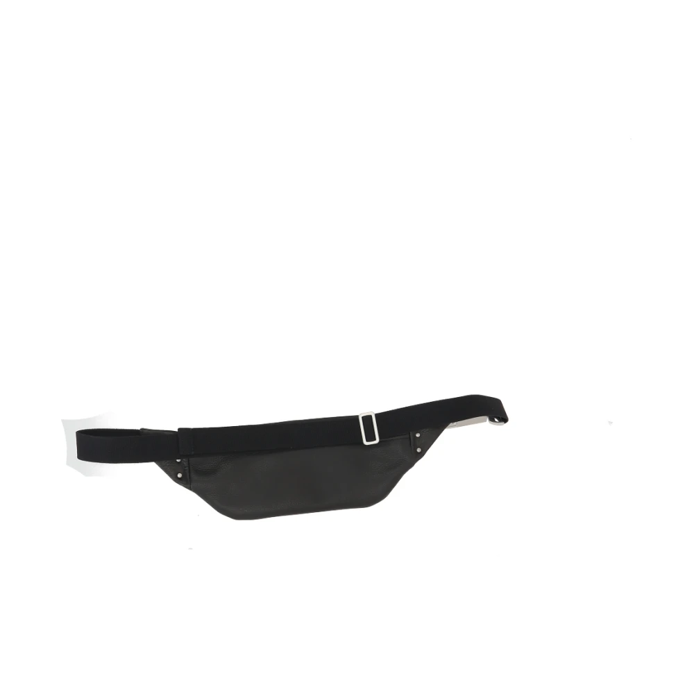 Rick Owens Zwarte leren Marsupio tas van Black Heren
