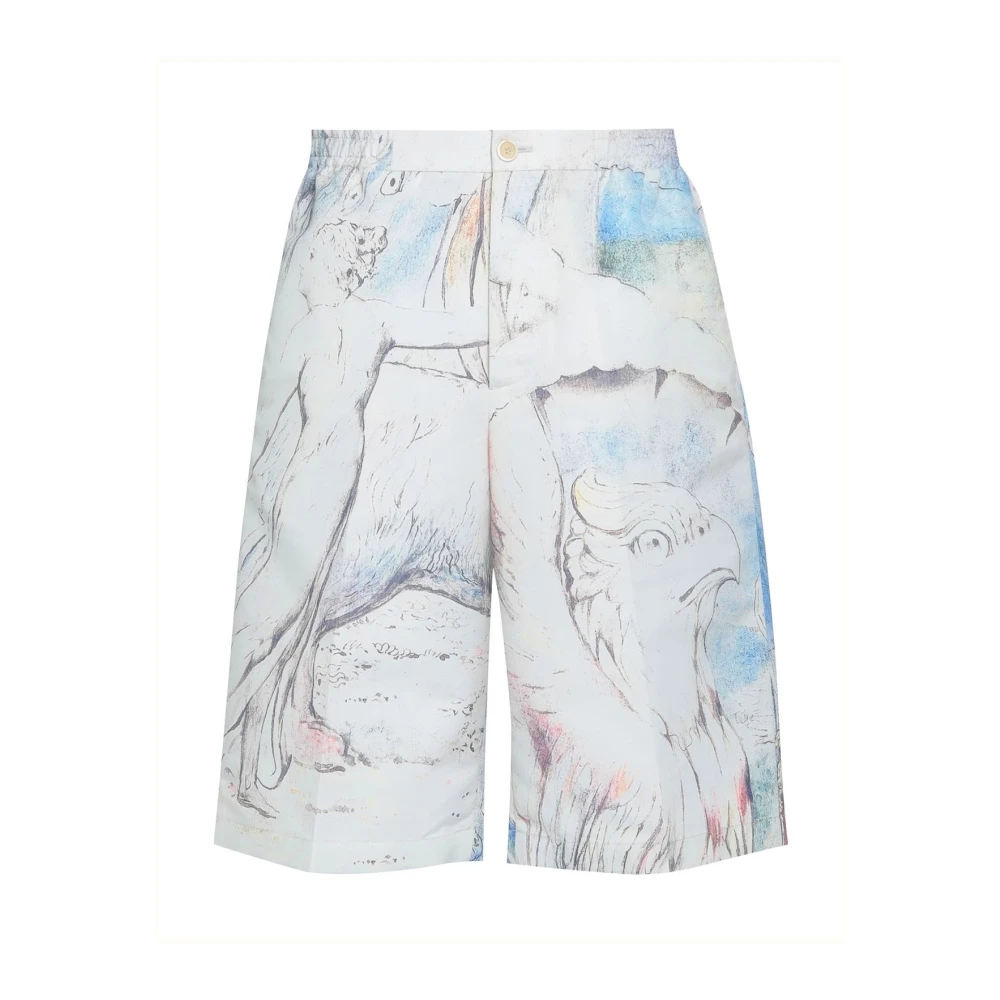 Alexander mcqueen Blake Dante Shorts Elastische Taille Mannen Multicolor Heren