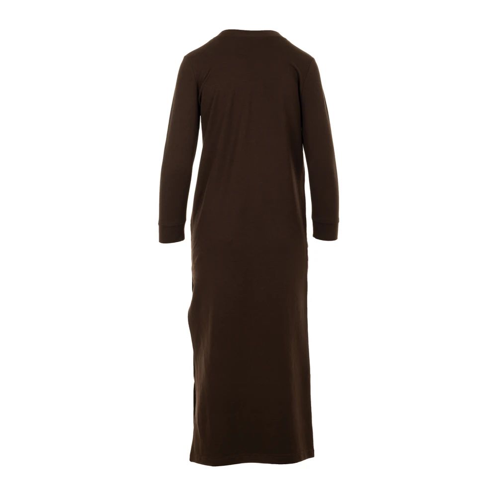 Norma Kamali Bruine Jurk met ¾ Mouw Brown Dames