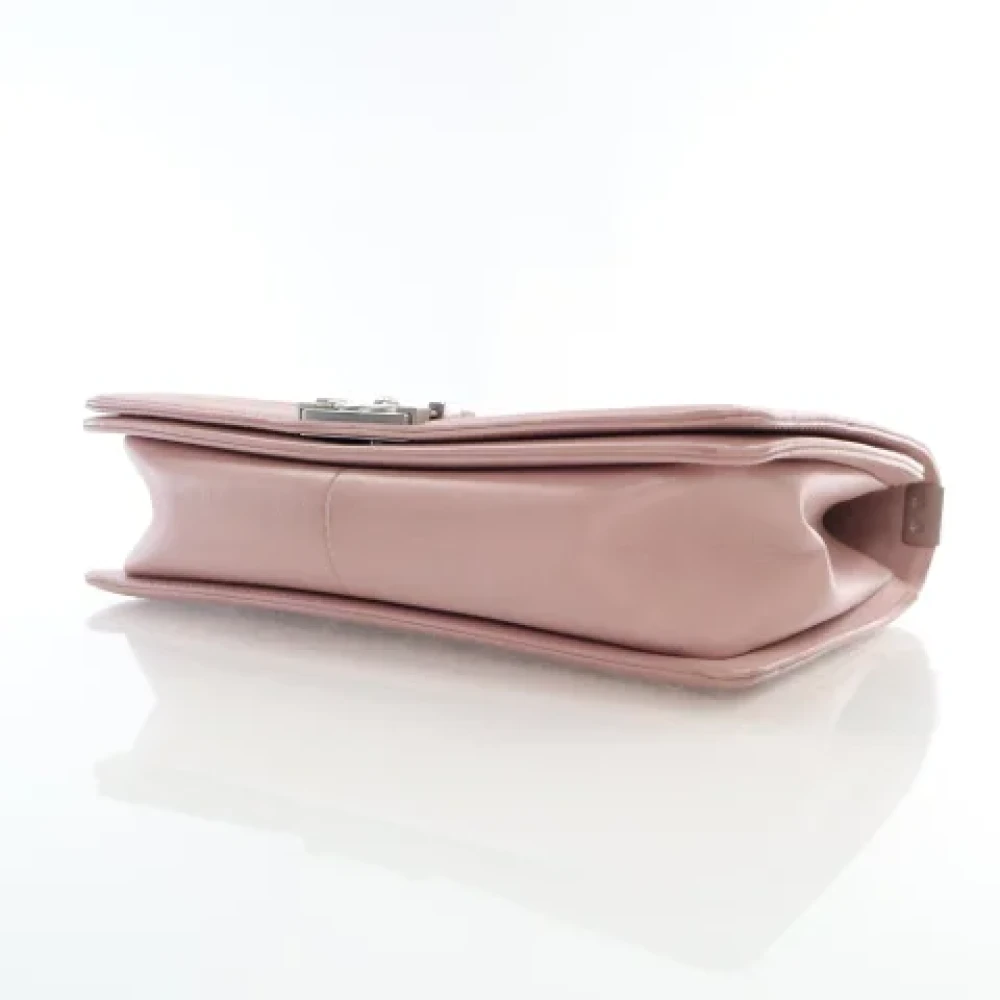Chanel Vintage Pre-owned Leather chanel-bags Pink Dames