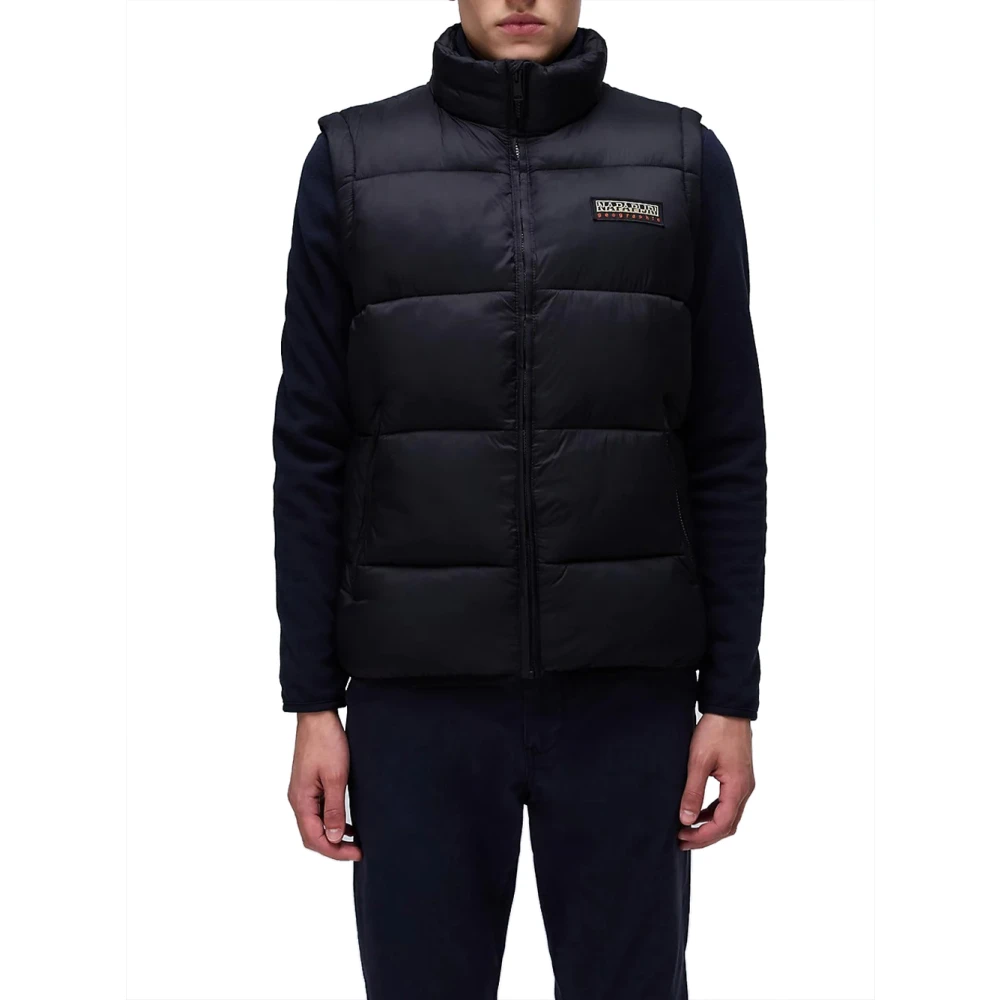 Napapijri Winter Gilet met Down-Free Thermo-Fibre™ Vulling Black Heren