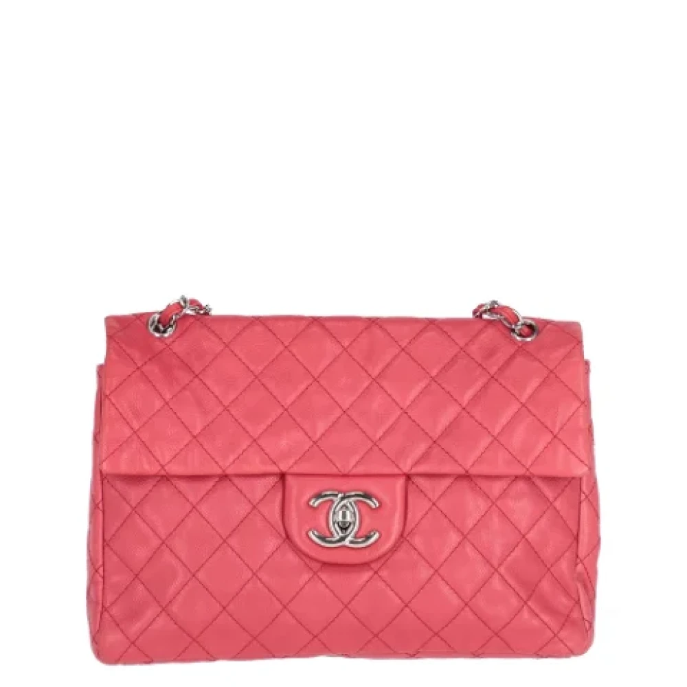 Chanel Vintage Pre-owned Leather chanel-bags Red Dames