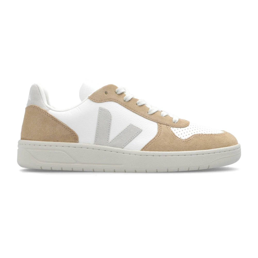 Veja V-10 Chromefree Leather Sneakers Heren Schoenen Wit