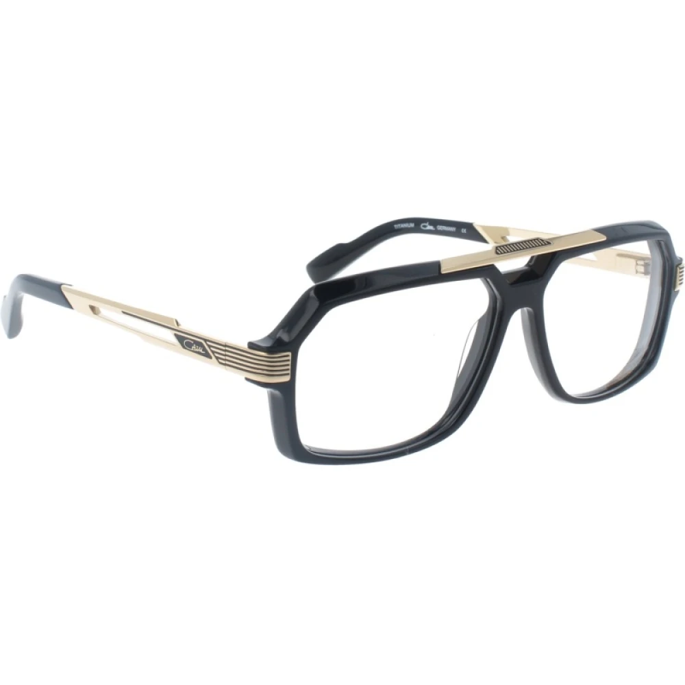 Cazal Stijlvolle Bril Zwart Goud Montuur Black Heren