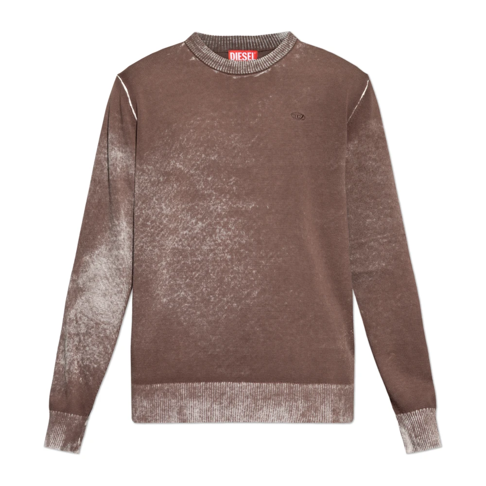 Diesel Uomo Marrone Maglie, S, New,