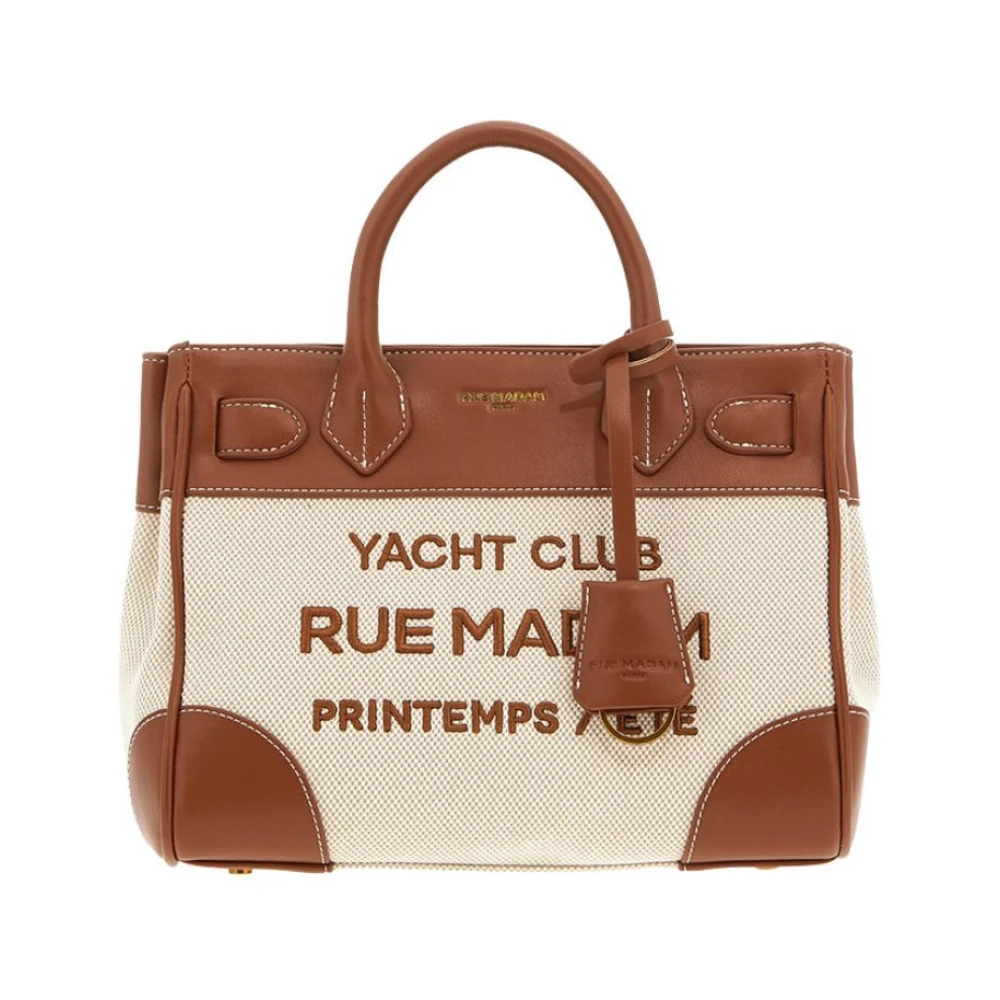 Rue Madam Shopping Bags, Female, One Size, Riviera Mini Tote Brown