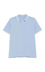 polo-en-pique-de-coton-bleu-clair