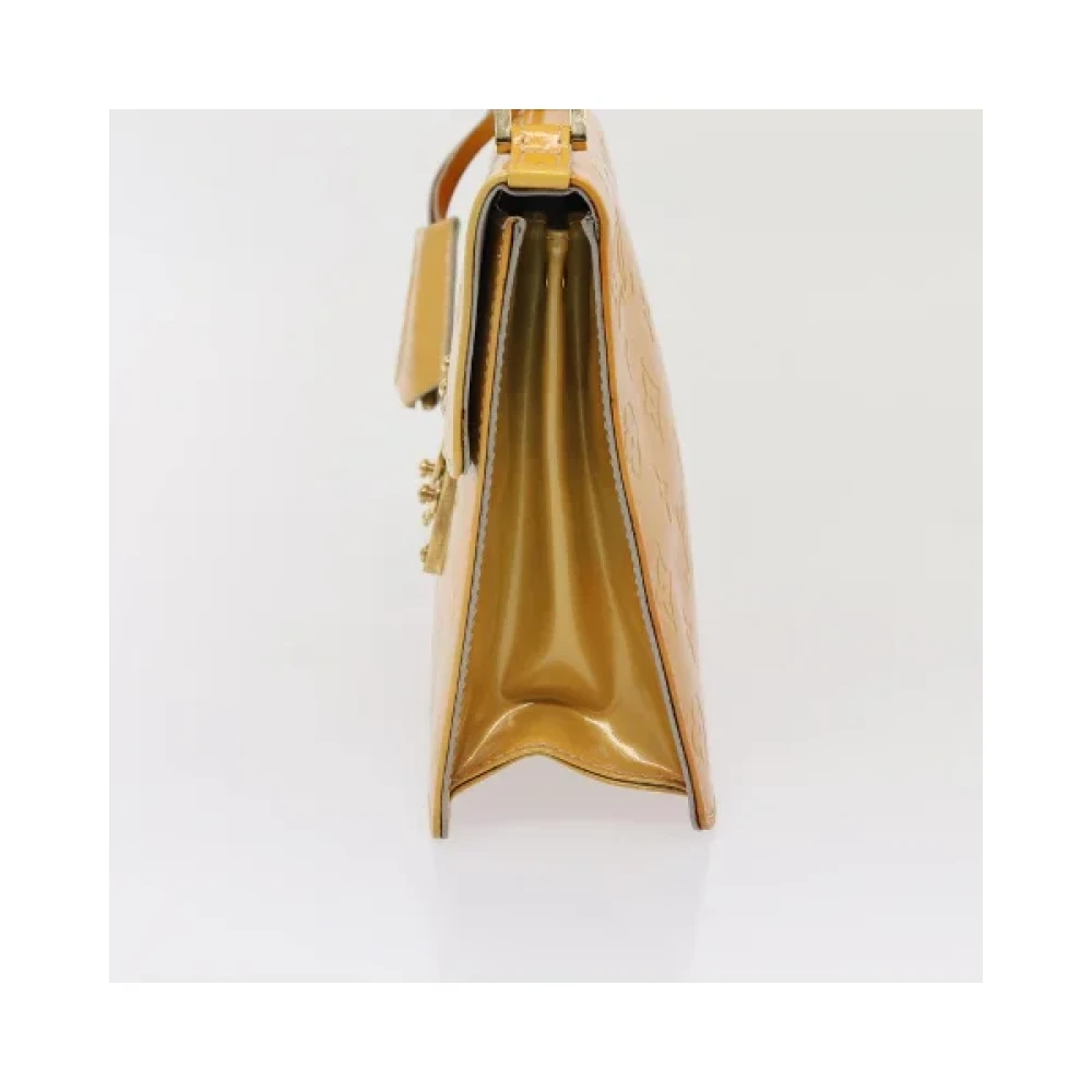 Louis Vuitton Vintage Pre-owned Leather louis-vuitton-bags Yellow Dames