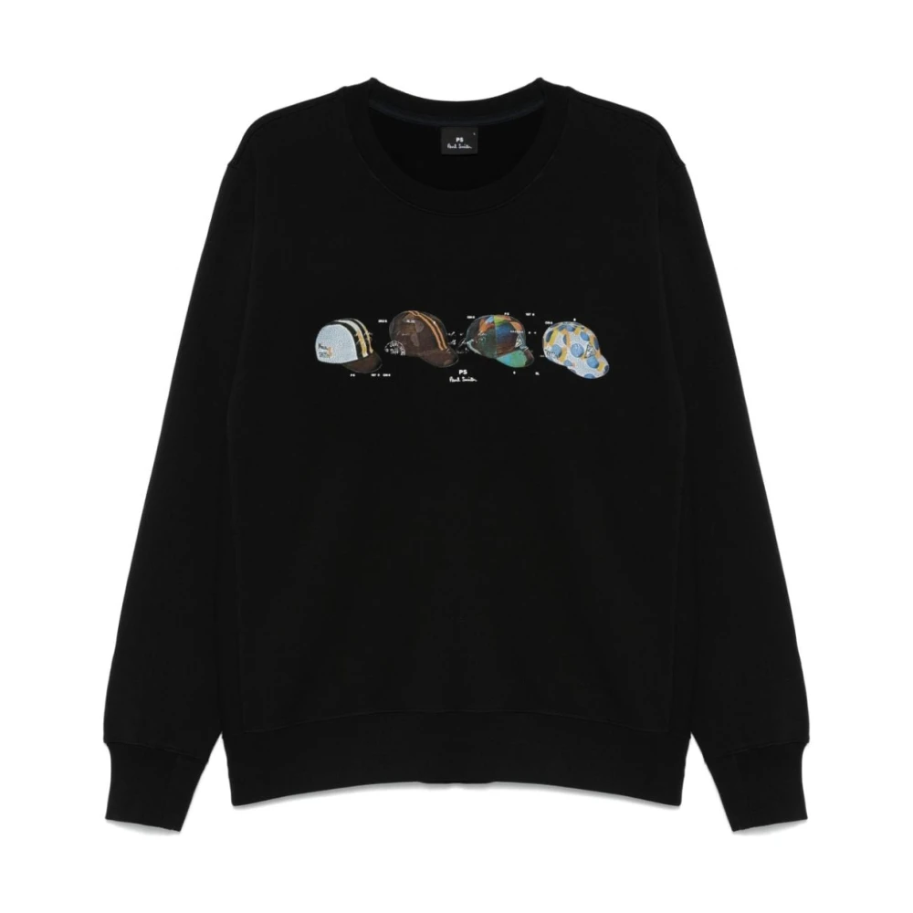 PS By Paul Smith Sweatshirt met kleurrijke print Black Heren