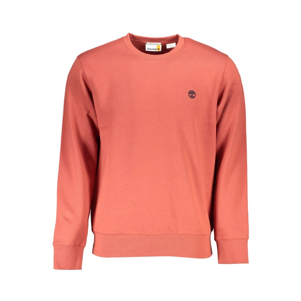 Timberland Stijlvol Roze Fleece Sweatshirt Red Heren