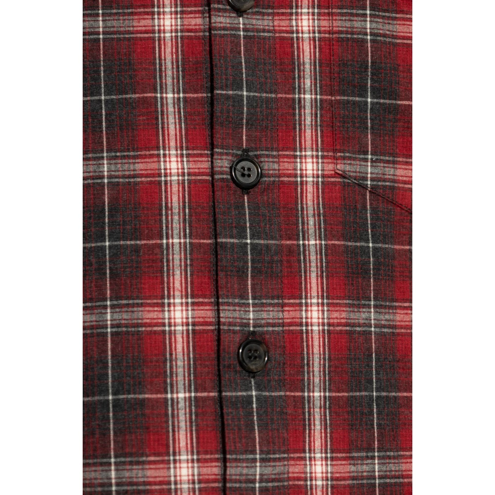 Dsquared2 Geruite overhemd Red Dames