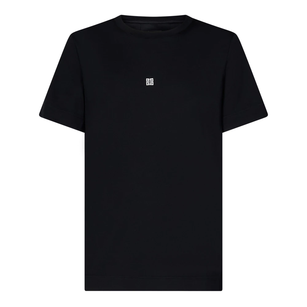 Givenchy Men's Black Crewneck Logo T-Shirt