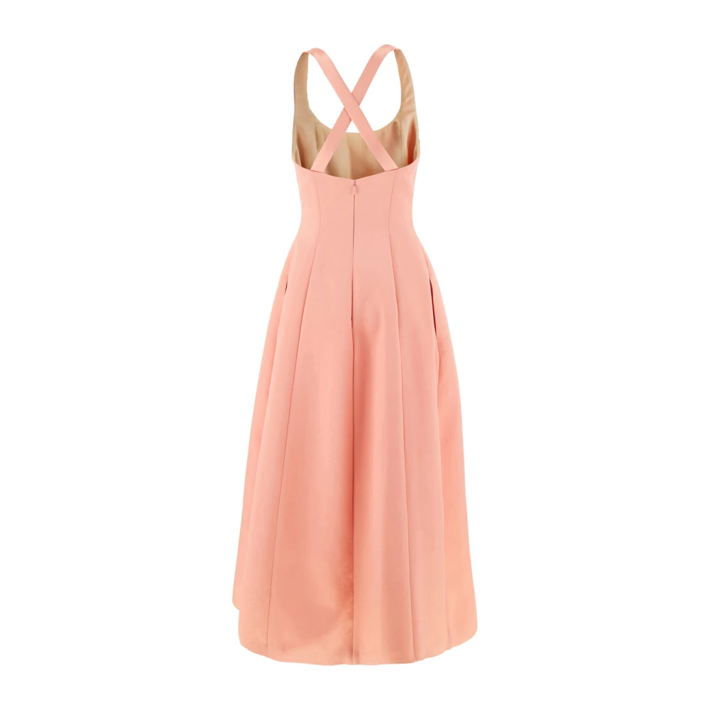 Philosophy di Lorenzo Serafini Roze Lange Jurk met Bustier Bandjes Pink Dames
