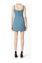 robe-mini-en-denim-bleu-avec