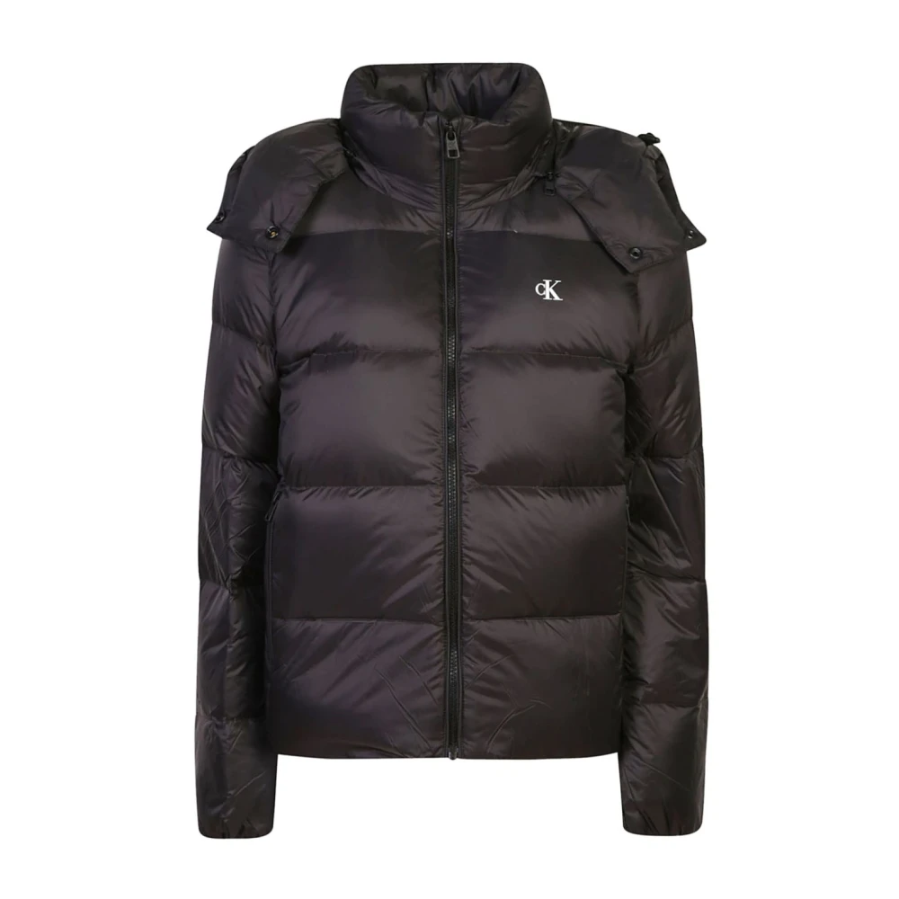 Calvin Klein Jeans Zwarte Jas Jack Damesmode Black Dames
