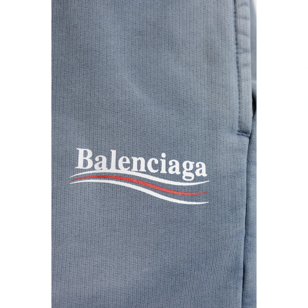 Balenciaga Zweetshorts Blue Heren