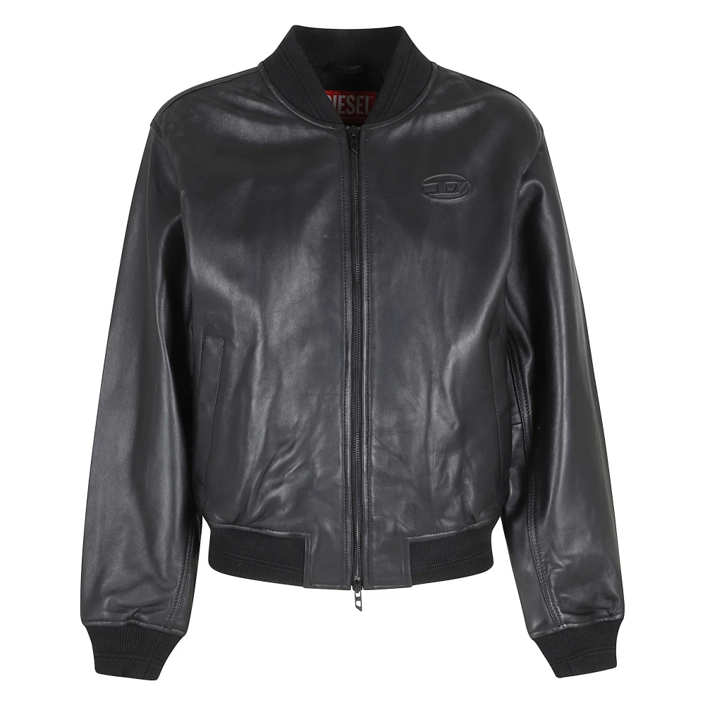 Diesel Women's Black Bomber Jacket