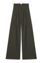 soto-pantalon-en-lin-vert-fonce