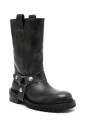 bottes-en-caoutchouc-noir-avec-bride