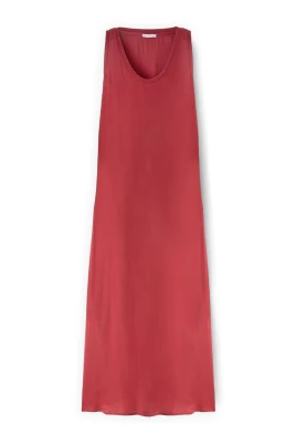 Oversized Viskos Satin Klänning