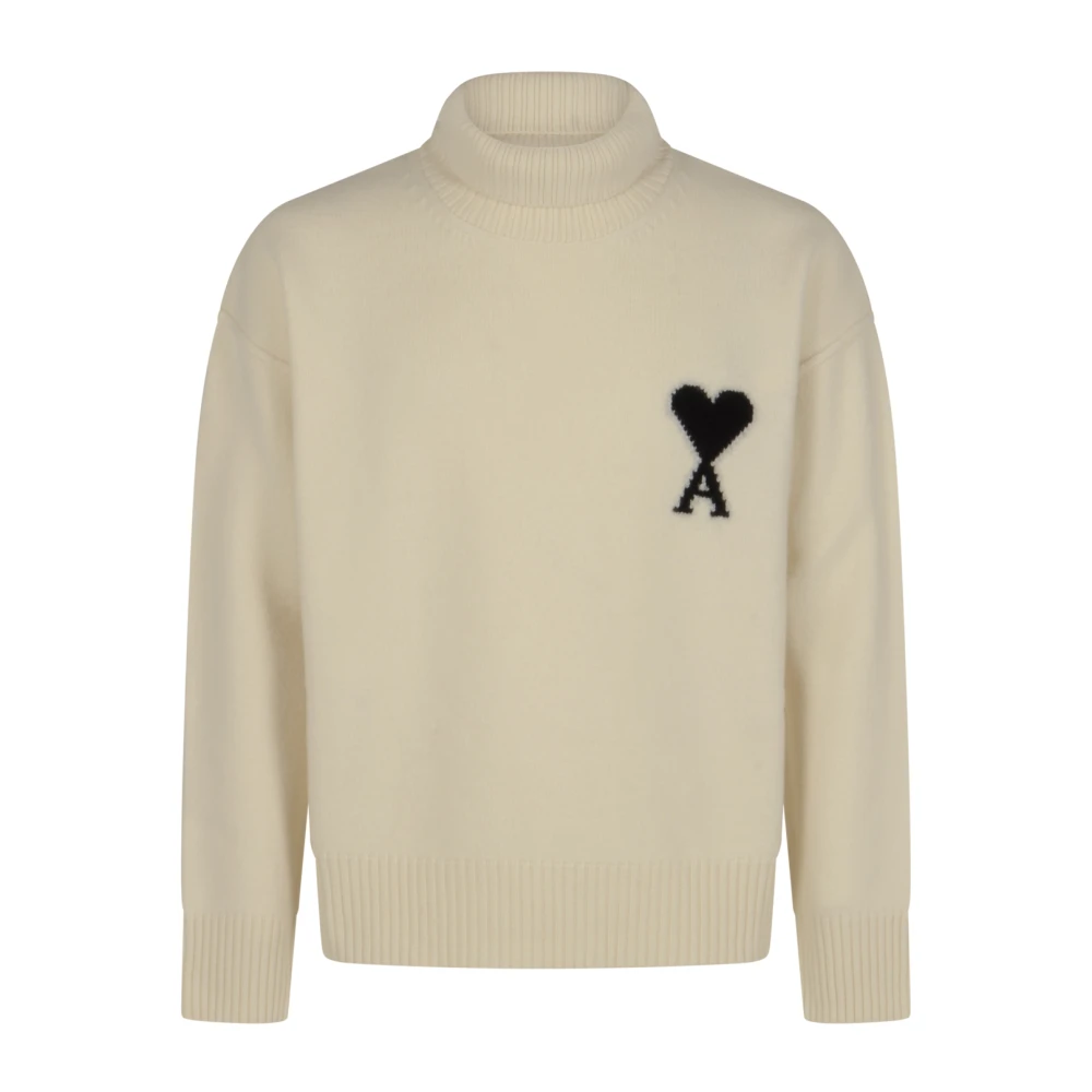 Ami Paris Uomo Beige Maglie, M, New, - Immagine 4