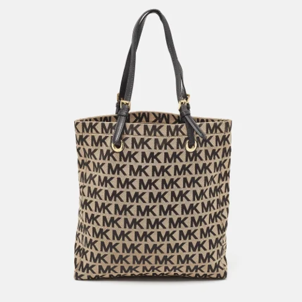 Michael Kors Pre-owned Canvas totes Black Dames