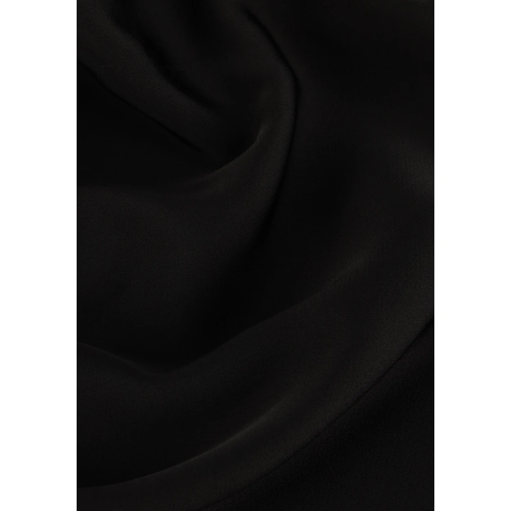 NEO NOIR Zwarte Satijnen Elegante Jurk Black Dames