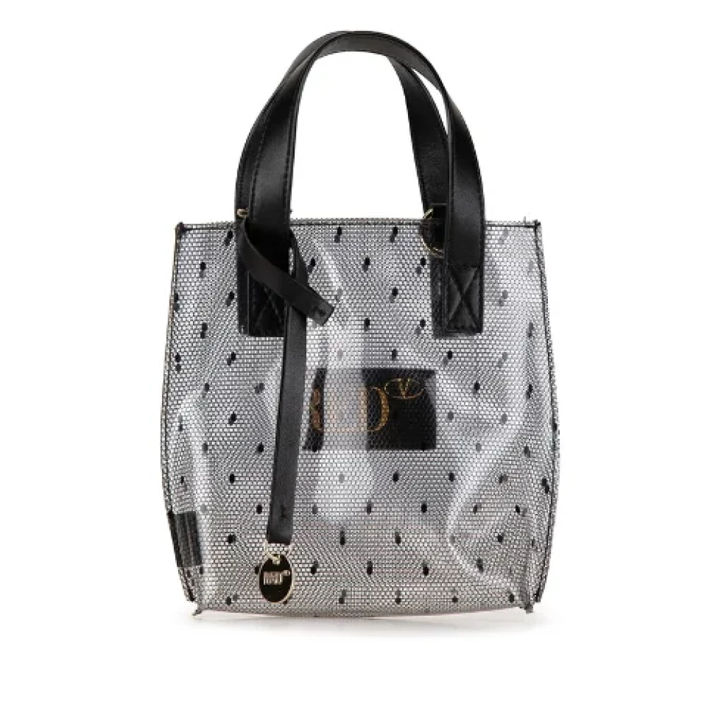 Valentino Vintage Pre-owned Canvas handbags Black Dames