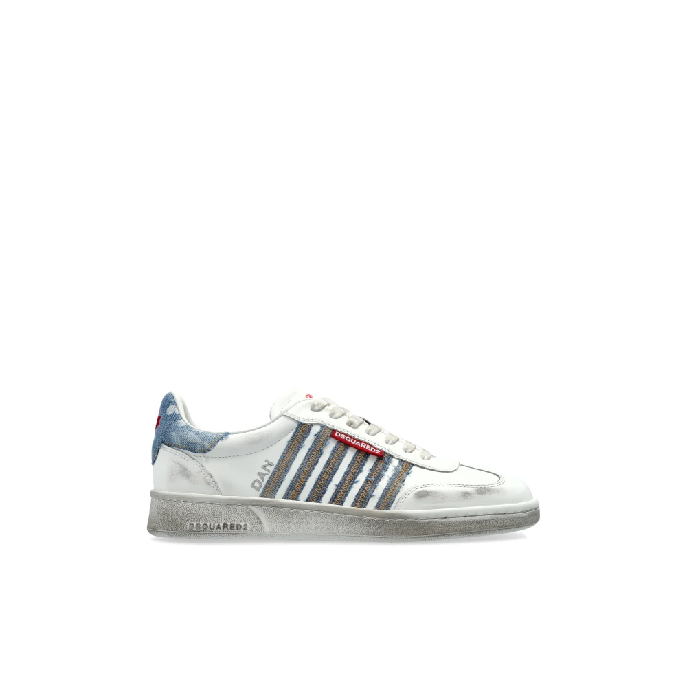 Dsquared2 Men's White Sports Shoes Boxer