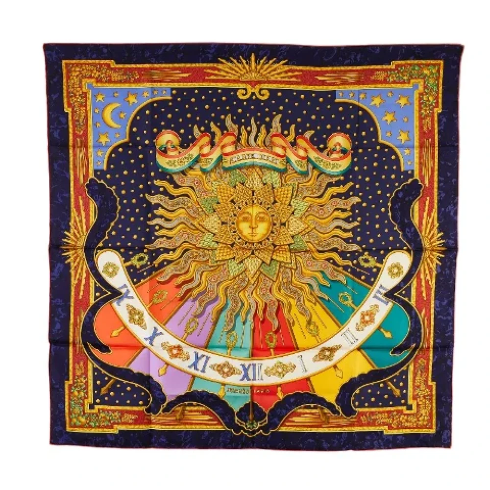 Hermès Vintage Pre-owned Canvas scarves Multicolor Dames