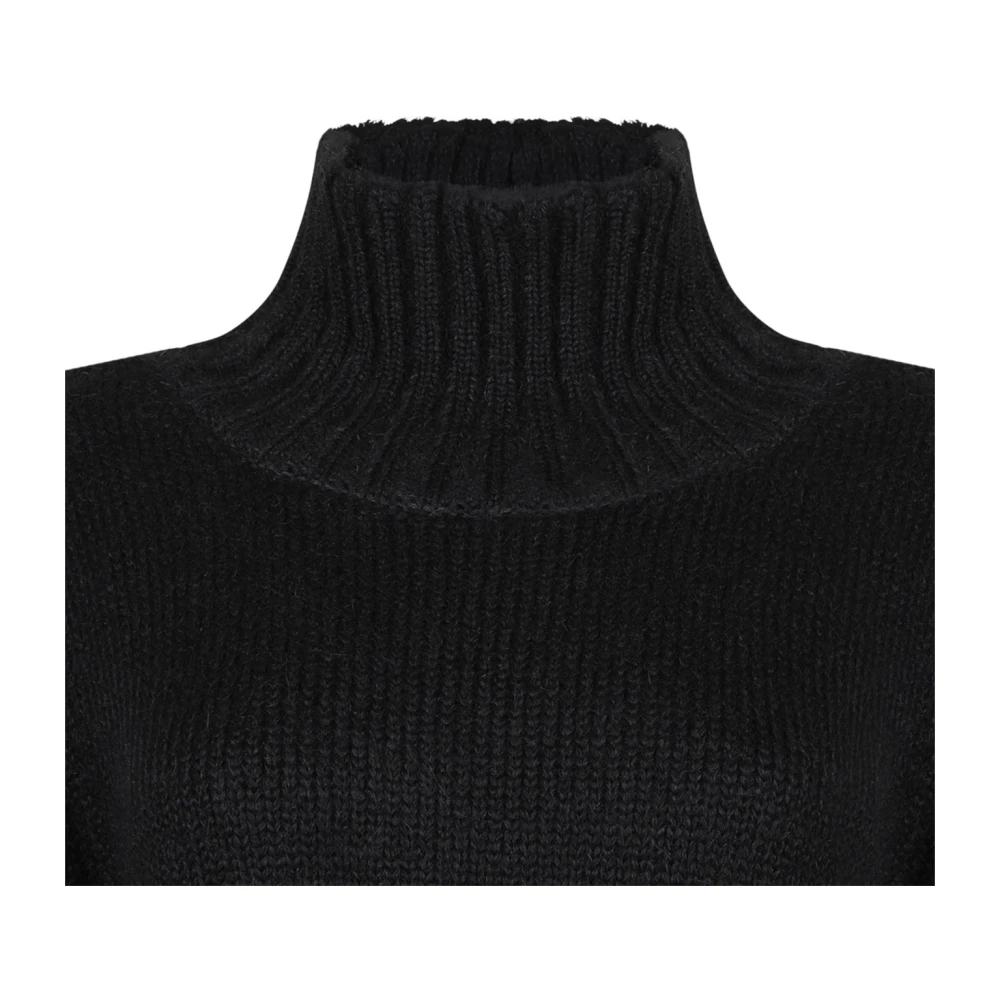 Jil Sander Stijlvolle Gebreide Jurken Black Dames