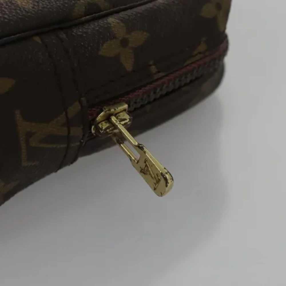 Louis Vuitton Vintage Pre-owned Canvas clutches Brown Dames