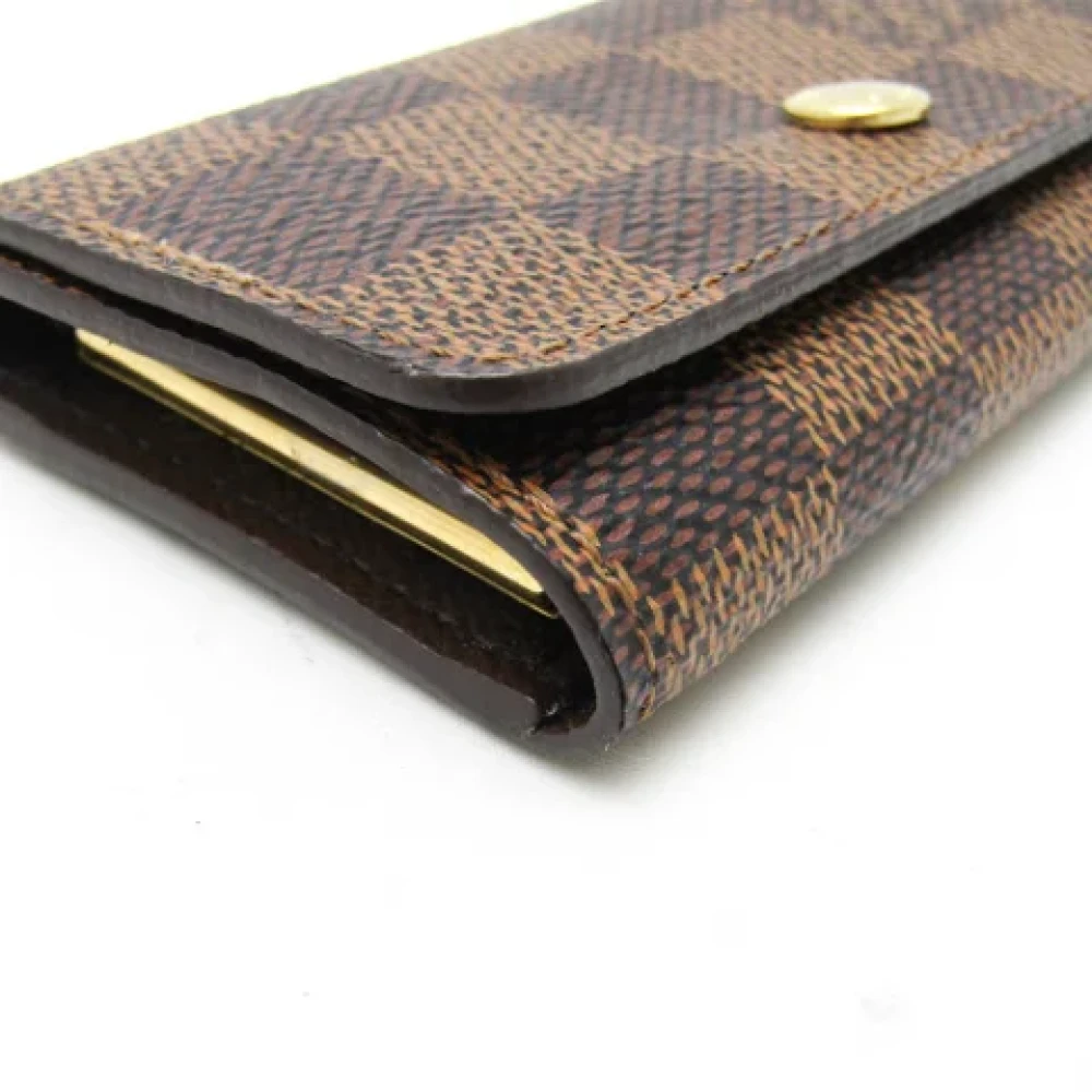Louis Vuitton Vintage Pre-owned Fabric key-holders Brown Dames